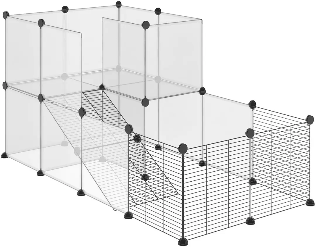 Pawhut Kooi voor Kleine Dieren 140x70x70cm