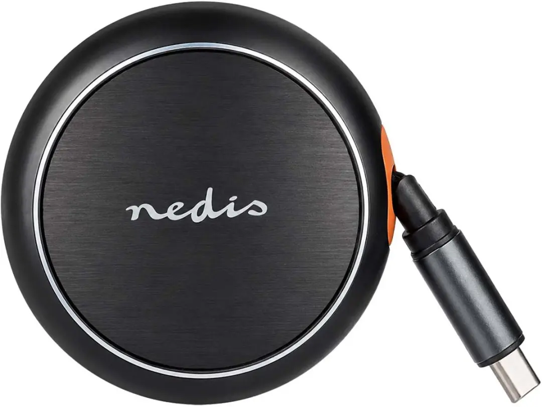 Nedis CCH1C30WBK Autolader 30W - USB-C - 0,7m - Donkergrijs - afbeelding 6 van 6