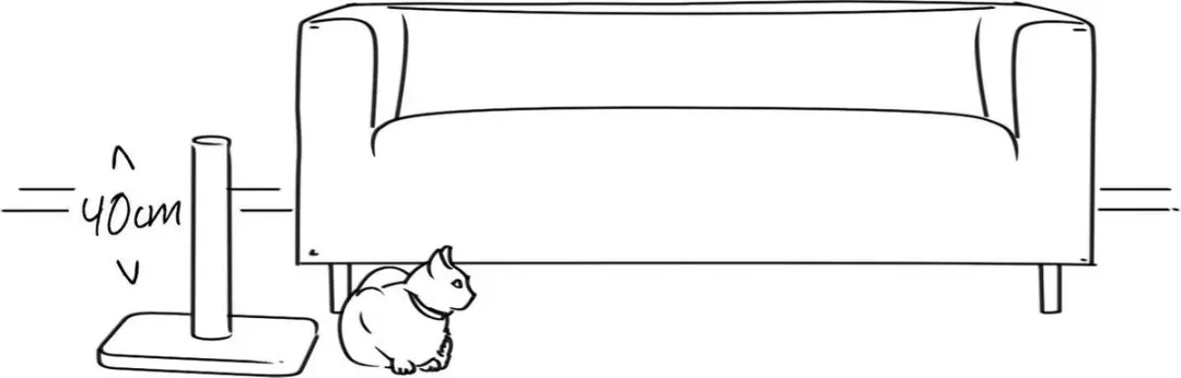 Beeztees Gina Krabpaal - 30x30x45cm