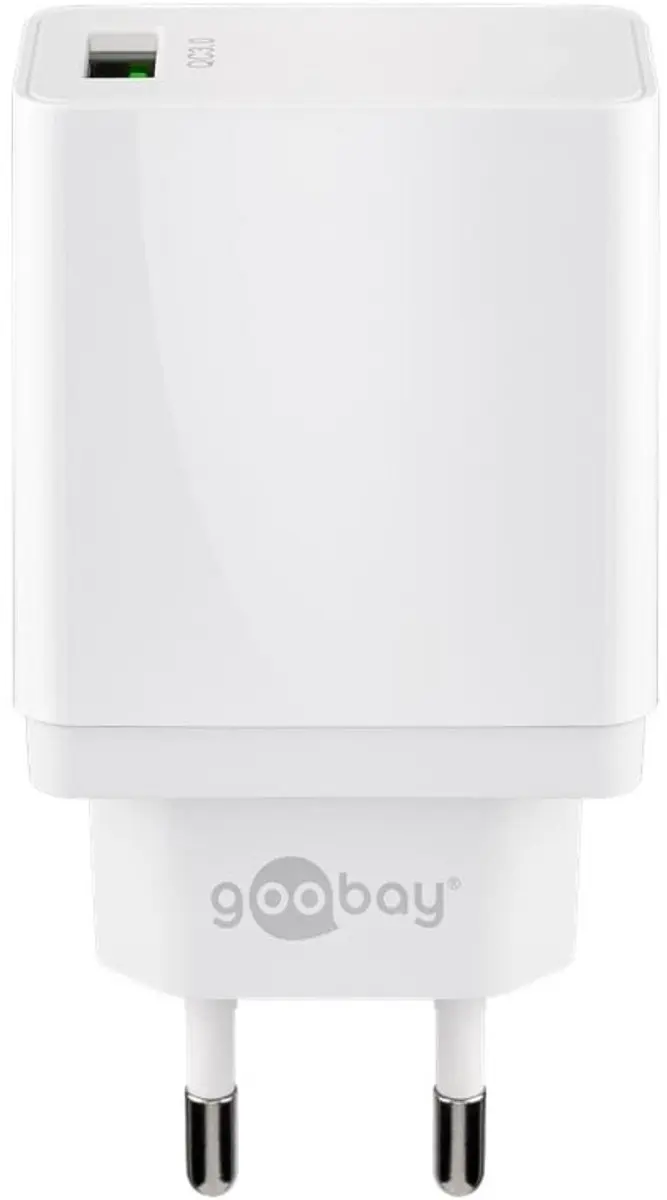 Goobay 44952 USB Thuislader 2 Poorten - 12W - Wit