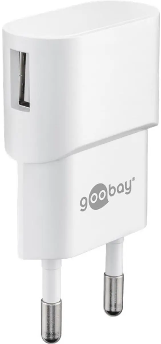 Goobay 44952 USB Thuislader 2 Poorten - 12W - Wit