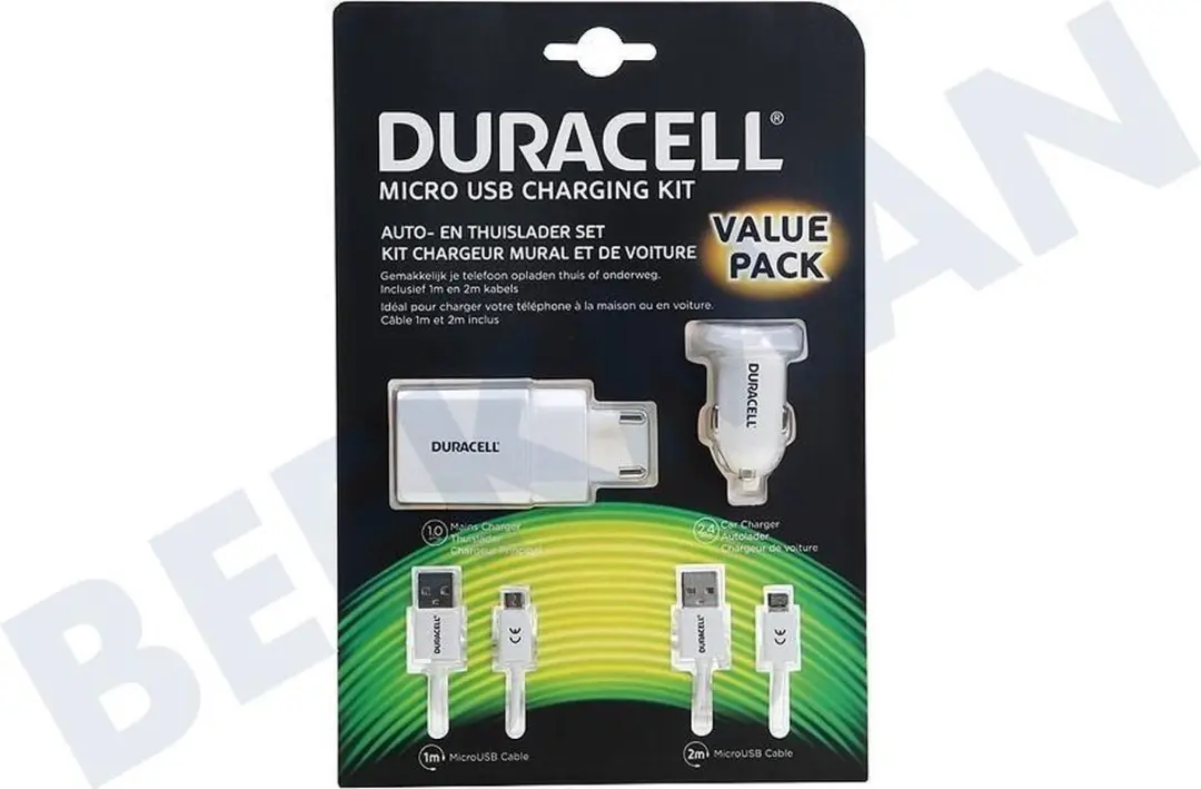 Duracell DRBUN001-NL Micro USB Opladerkit