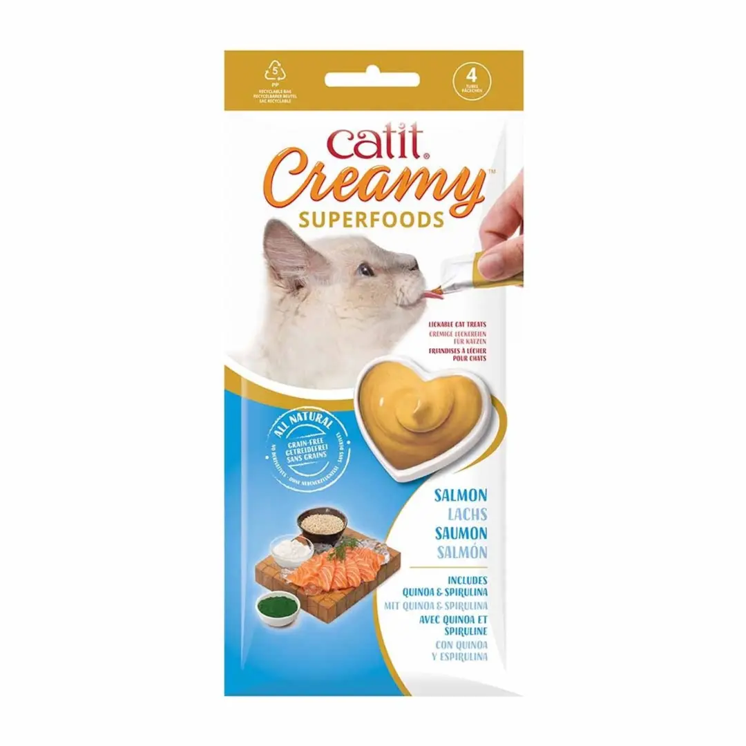 Catit CA Creamy Superfood Traktaties Zalm