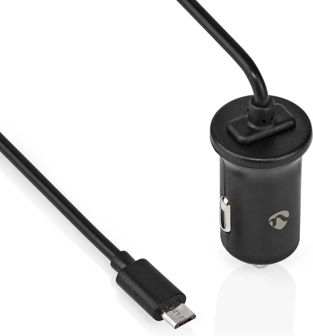 Nedis CCHAM240ABK Autolader 12W - Micro-USB - 1m - Zwart - afbeelding 6 van 6