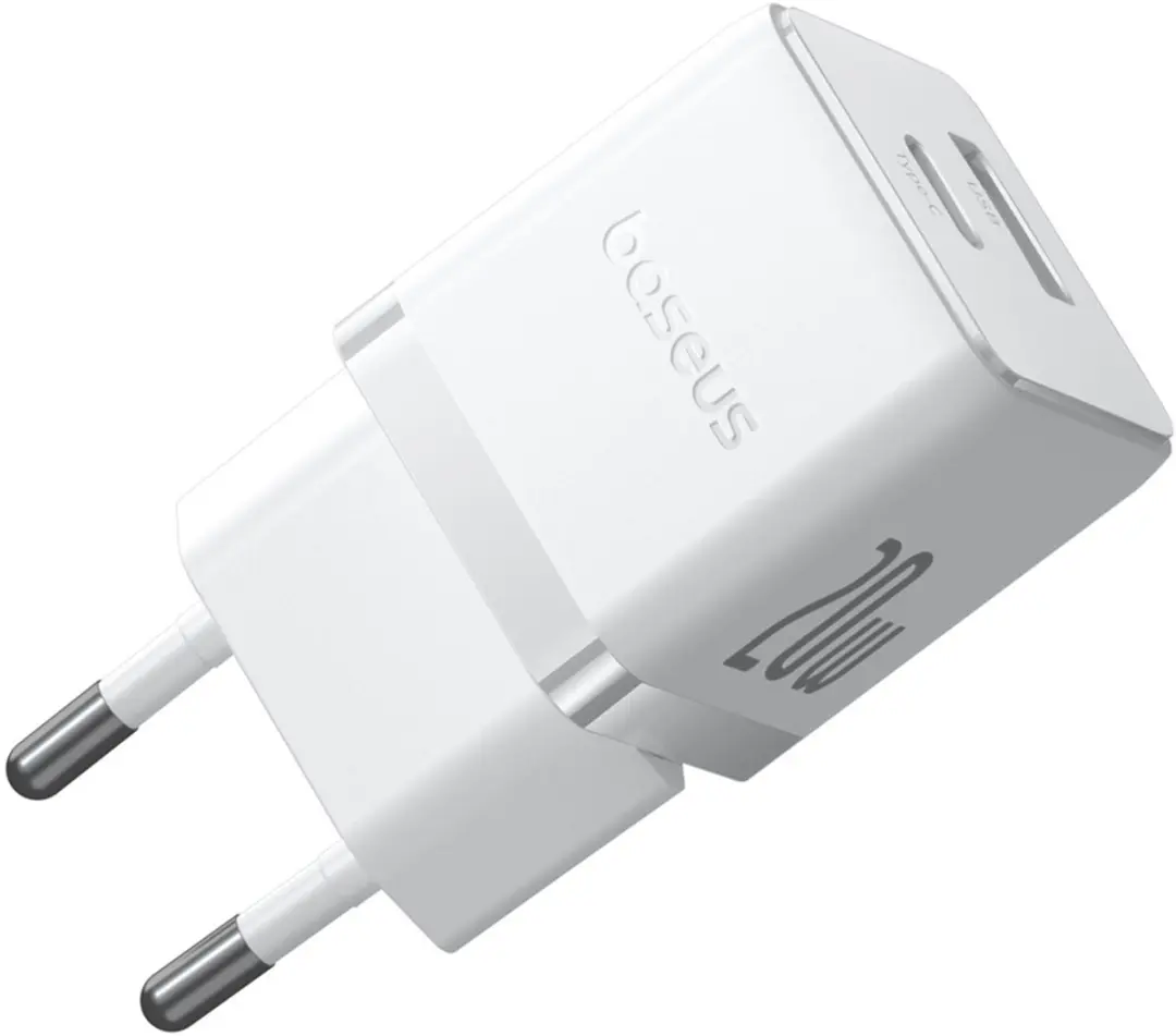 Baseus 20W USB-C Wandlader - Transparent