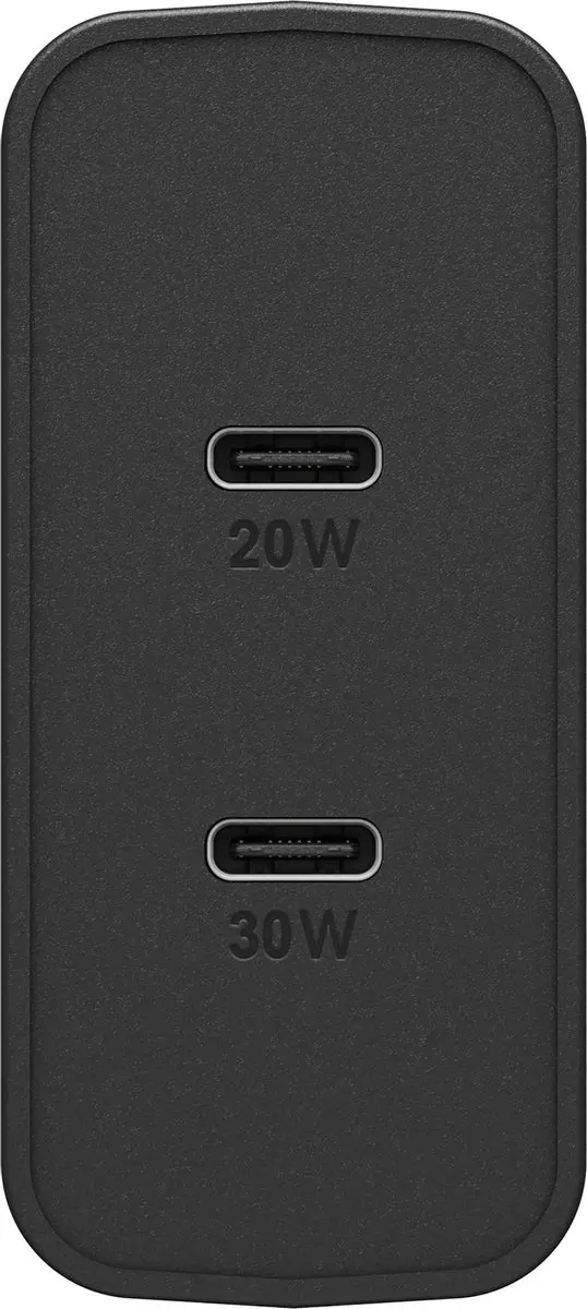 OtterBox 50W USB-C Wandlader - 2x USB-C - Zwart