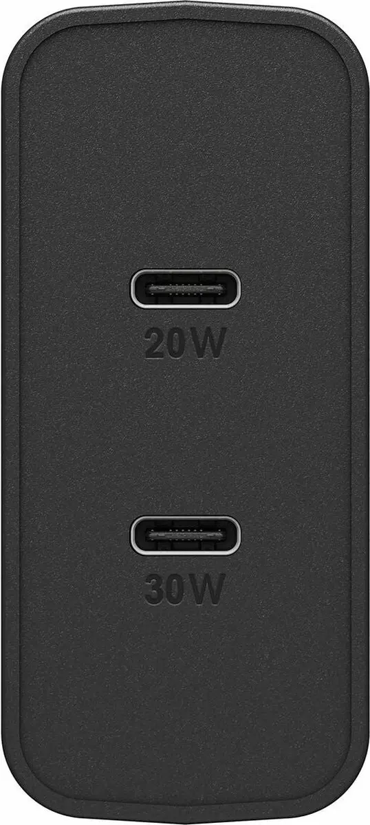 OtterBox 50W USB-C Wandlader - 2x USB-C - Zwart