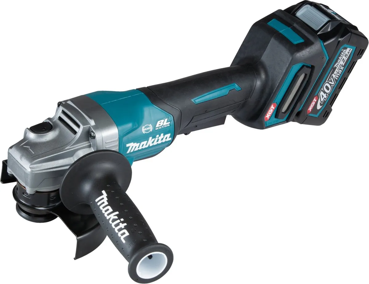 Makita GA013GM201 Accu Haakse Slijper 125mm XGT 40V