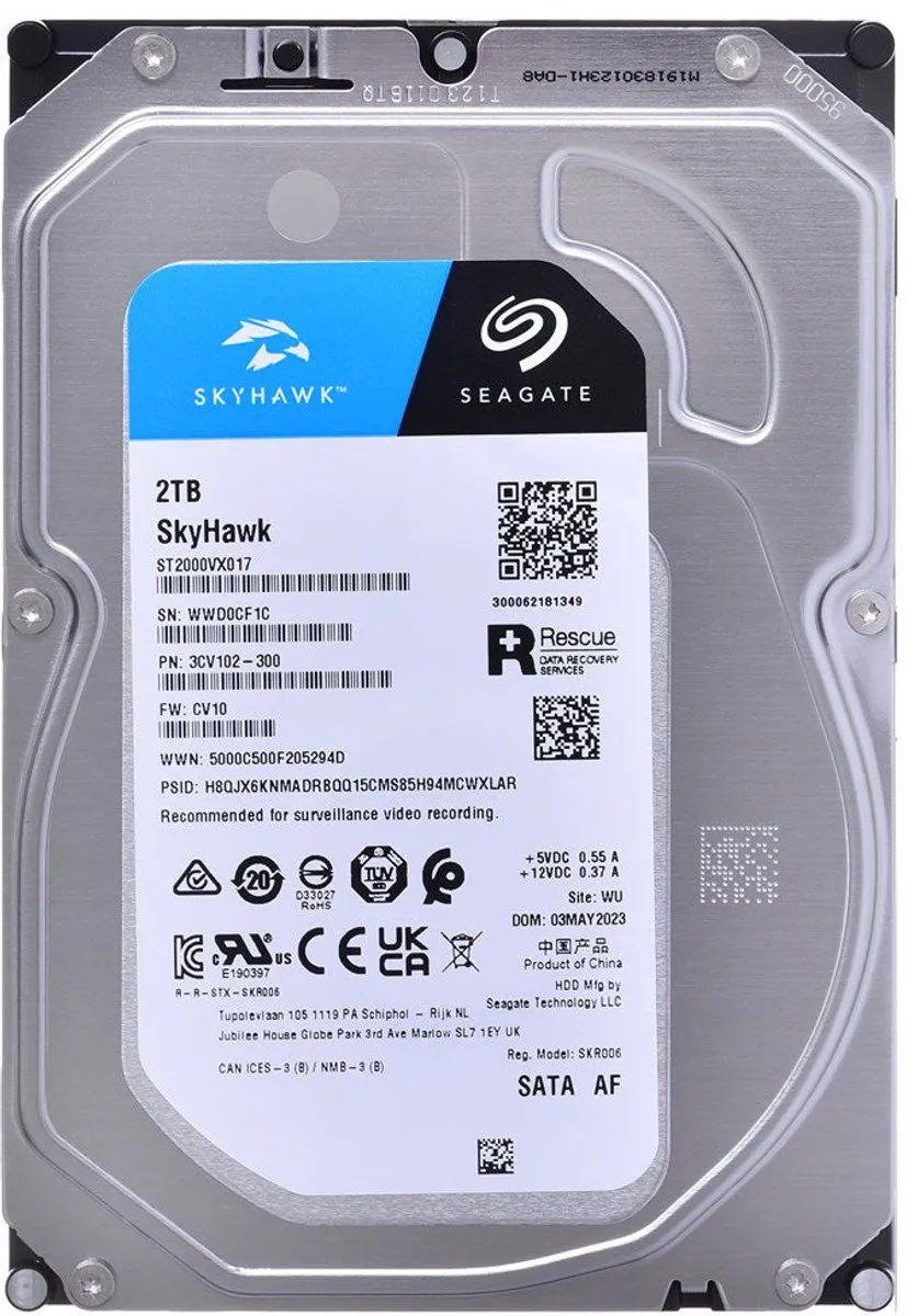 Seagate SkyHawk ST2000VX017 HDD 2TB