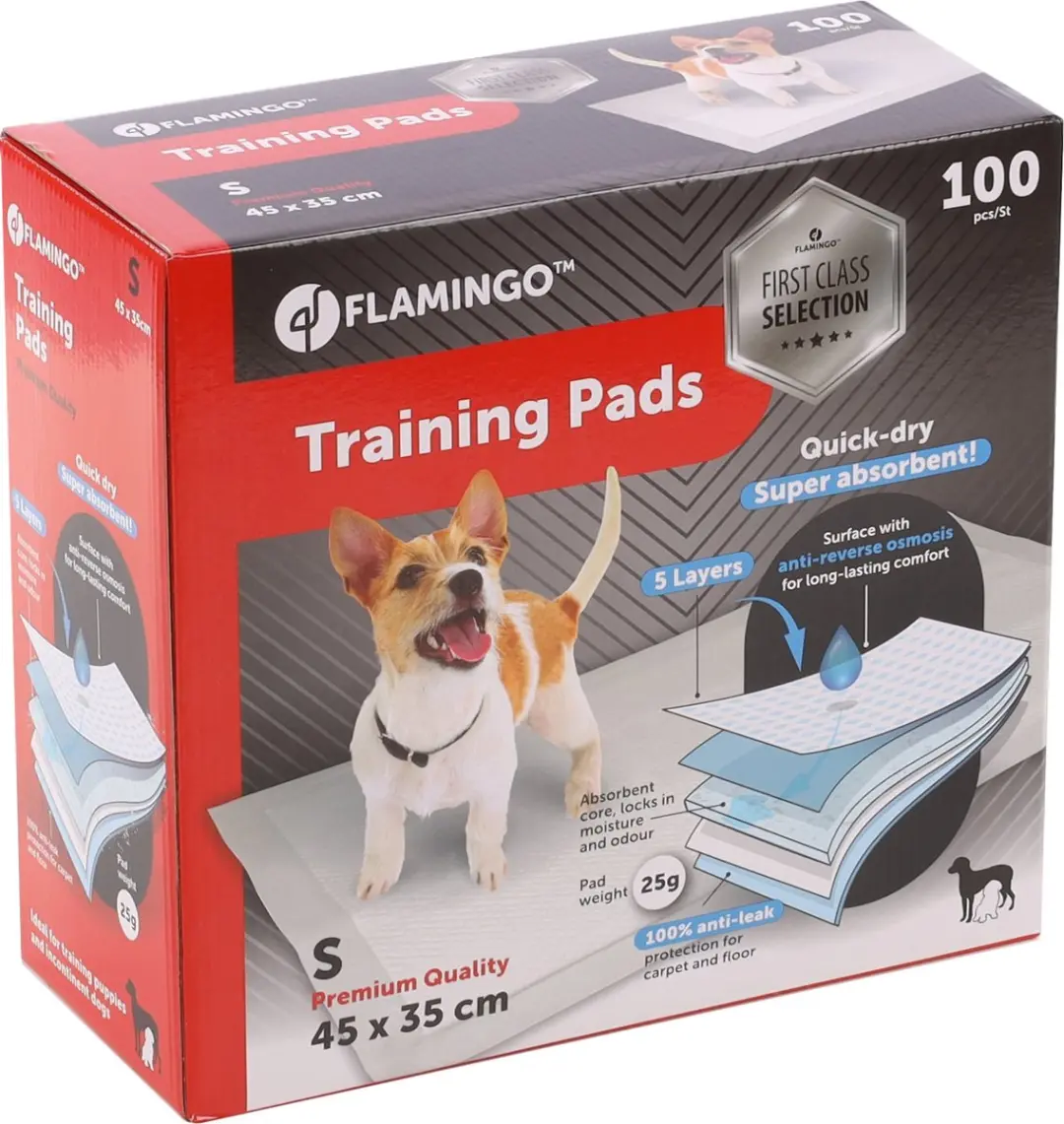 Flamingo Zindi Trainingsmat Honden Premium S - 100 Stuks 45x35cm