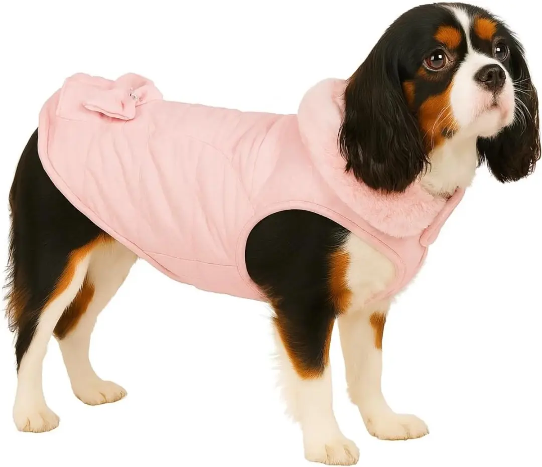 Flamingo Guzzi Hondenjas Roze - M 35cm - Fleece