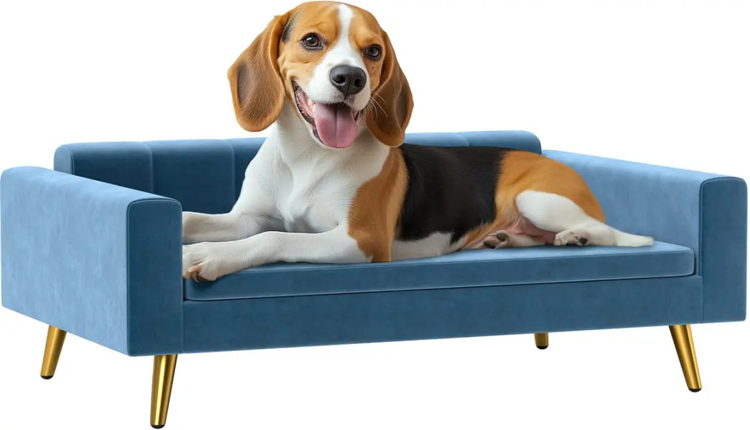 Pawhut Huisdierenbank Blauw
