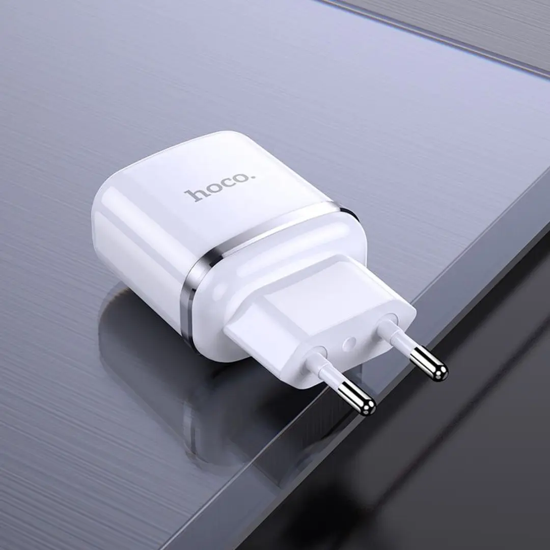 Hoco Oplader 2x USB 12W - Wit