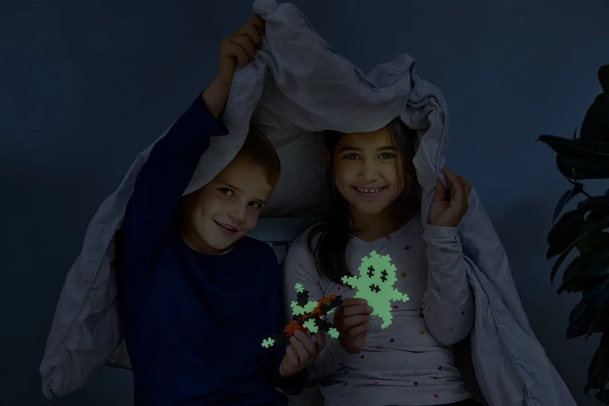 Plus-Plus Glow in the Dark Bouwset 600 Delig - 3974 - afbeelding 6 van 6