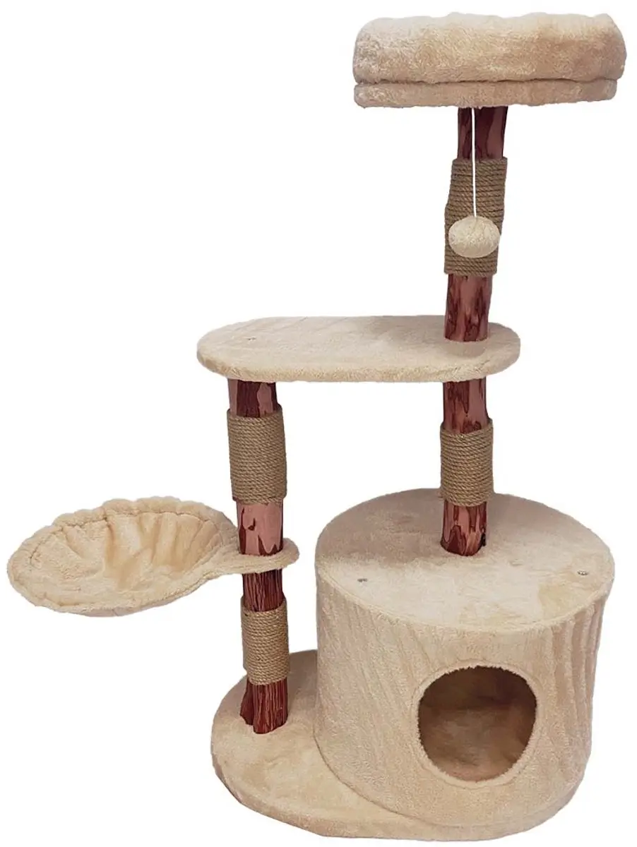 duvoplus relax! krabpaal Nuno 60x40x100cm beige