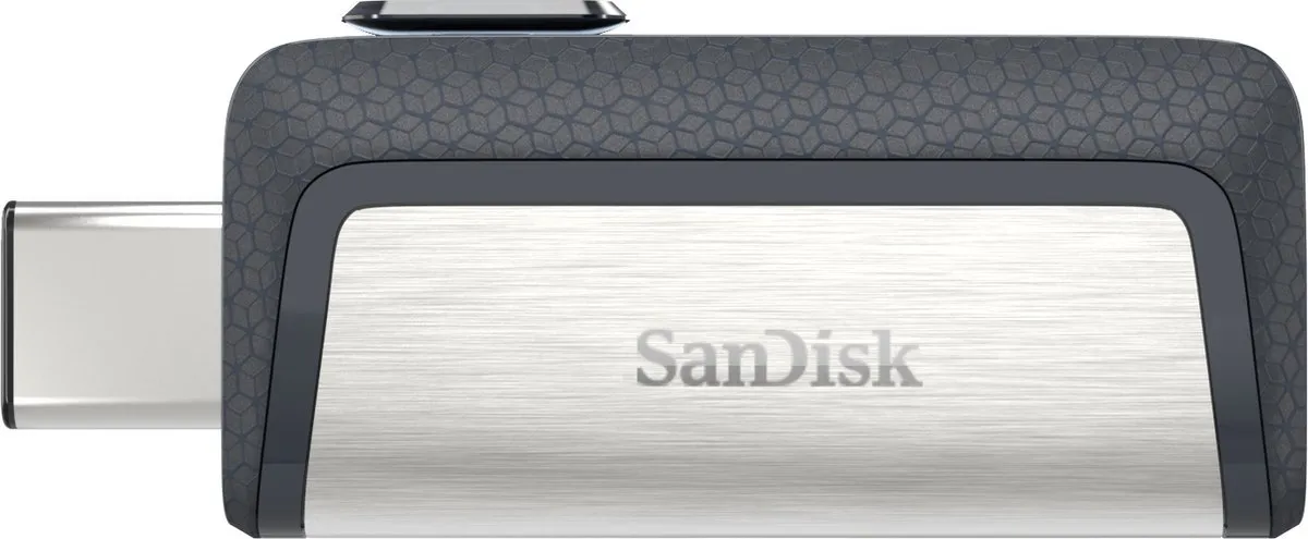 SanDisk Ultra Dual USB Type-C SDDDC2-064G-G46 USB-stick 64GB - Aluminium