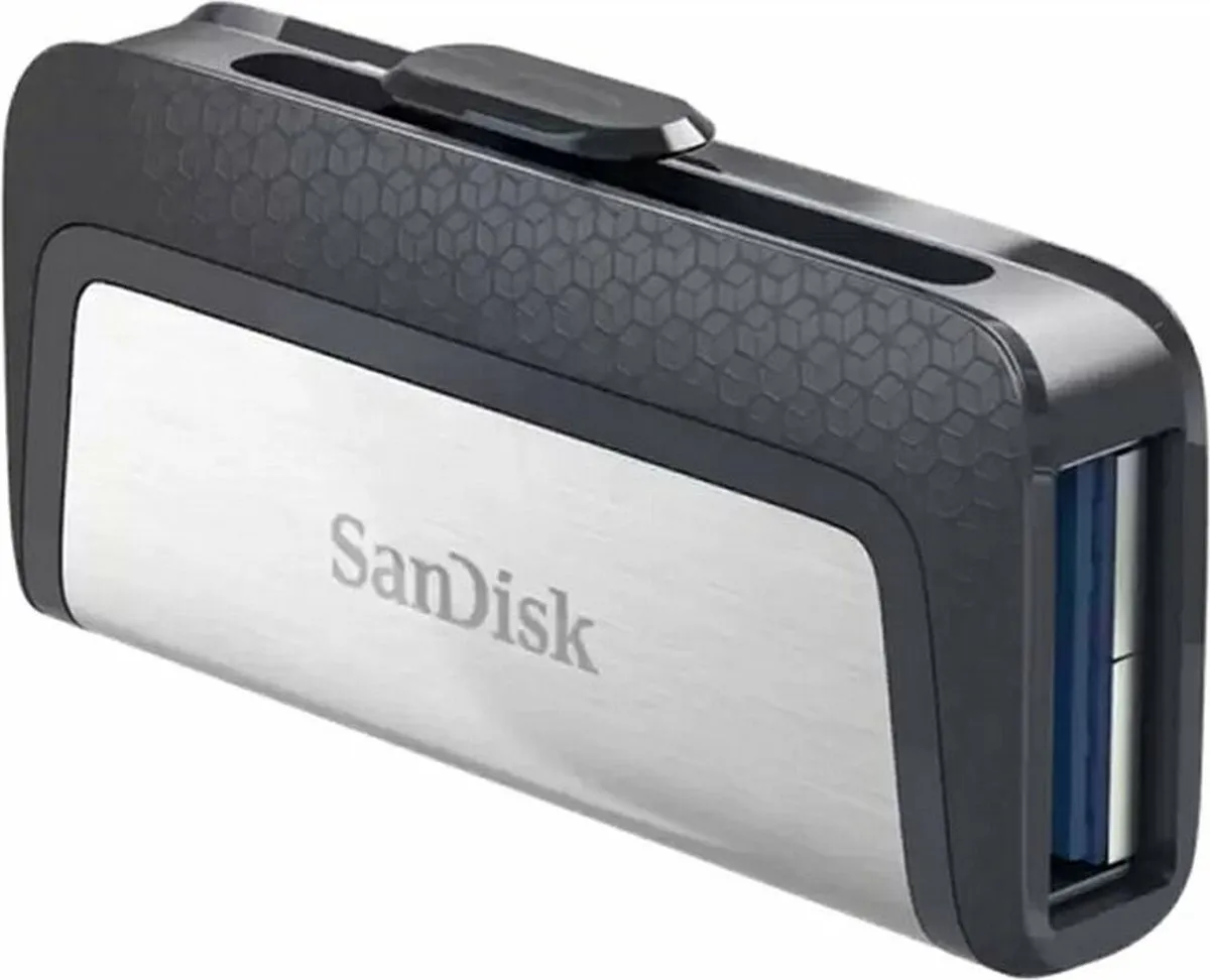 SanDisk Ultra Dual USB Type-C SDDDC2-064G-G46 USB-stick 64GB - Aluminium