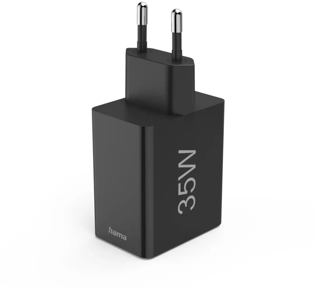 Hama 35W Snellader - 1x USB-C PD, 3x USB-A QC - Zwart