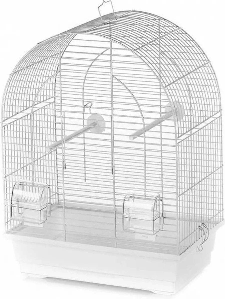 Duvo Natural Lusi Vogelkooi 1 - Mokka/Chroom