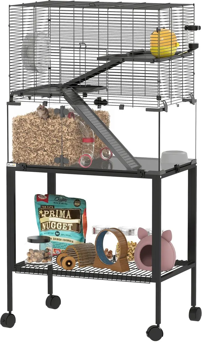 Pawhut Hamsterkooi Staand