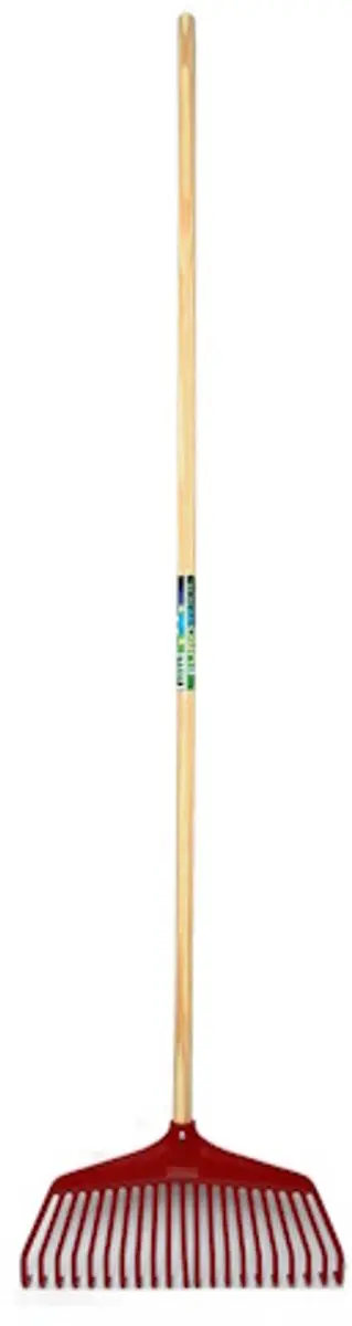 Fiskars Nylon Gazonhark 21 Tanden - Houten Steel 150cm - afbeelding 2 van 3