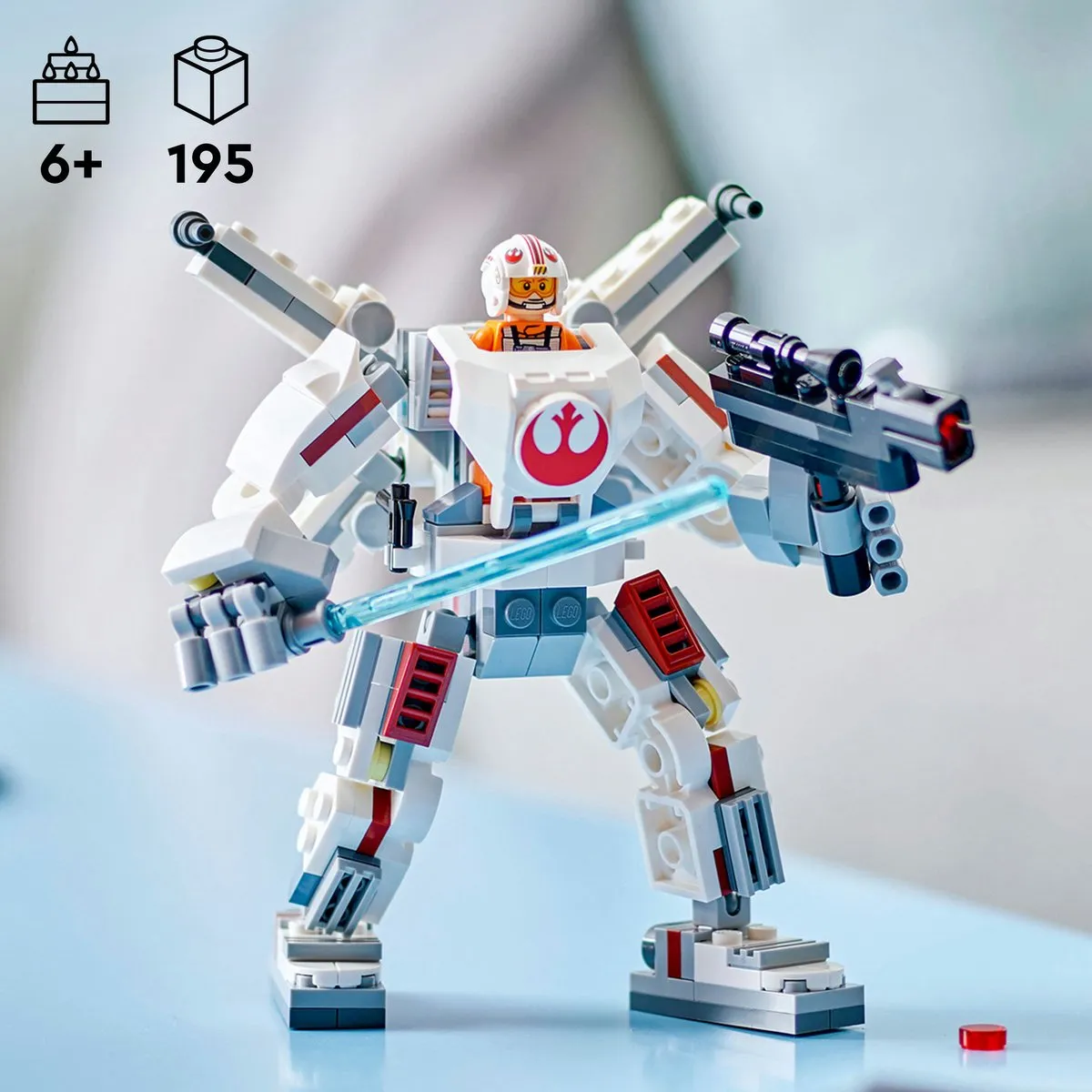 LEGO Star Wars Luke Skywalker X-wing Mecha 75390 - 195 Stukken