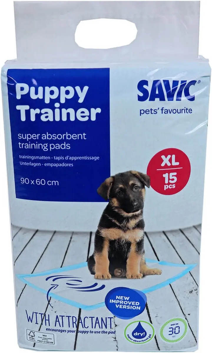 Savic Puppy Trainer XL Pads - 15 Stuks