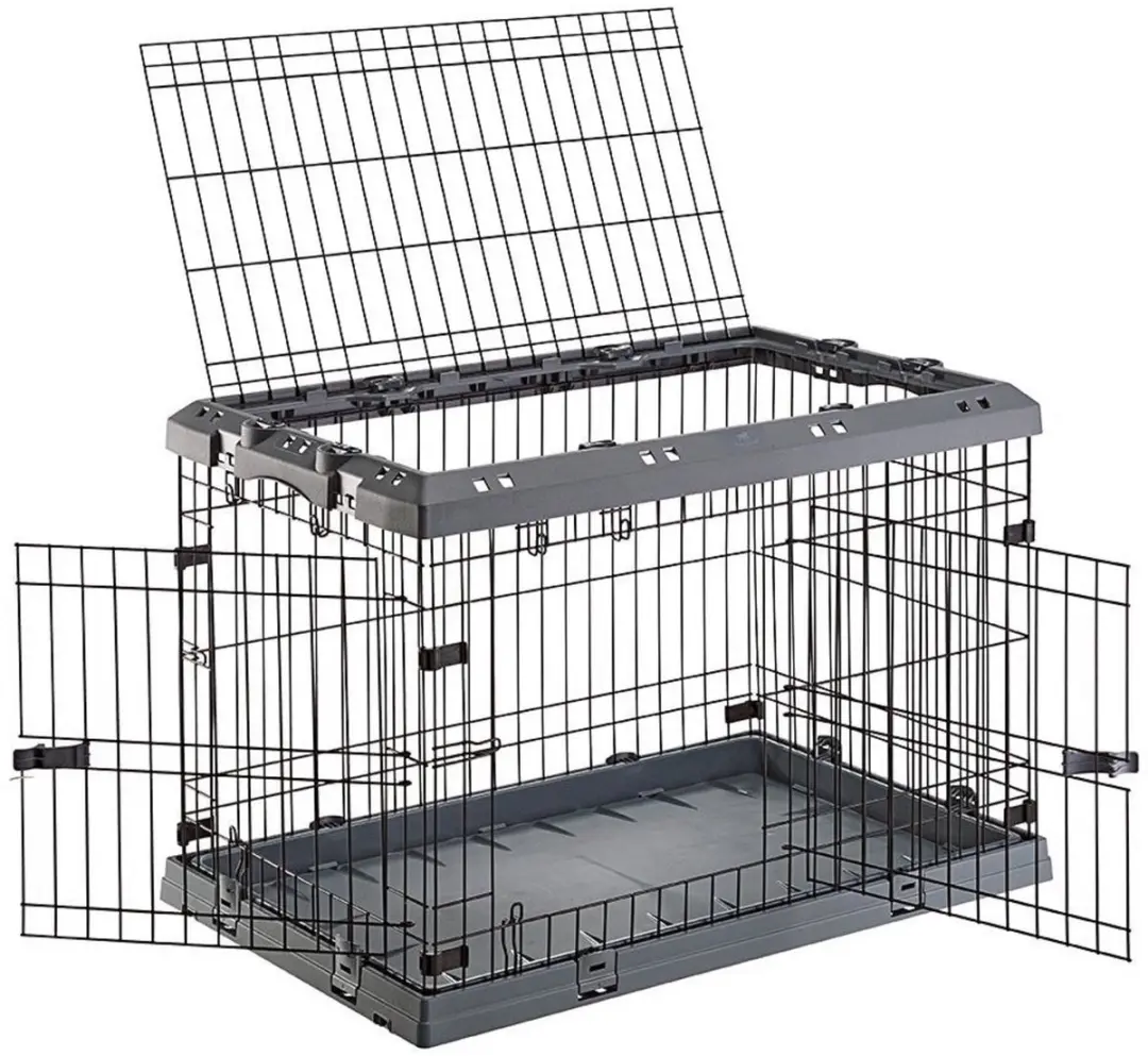 Ferplast Superior Hondenbench M - 92x58x62cm - Grijs