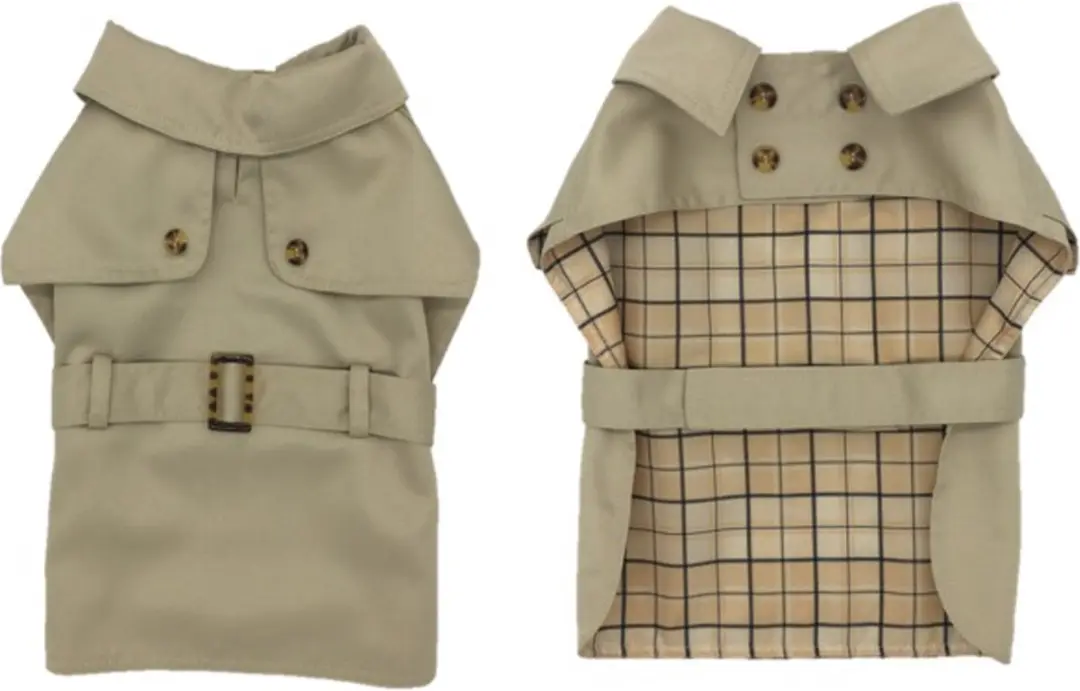Duvo Duvoplus Hondenjas Trench Coat XS - 30cm Beige