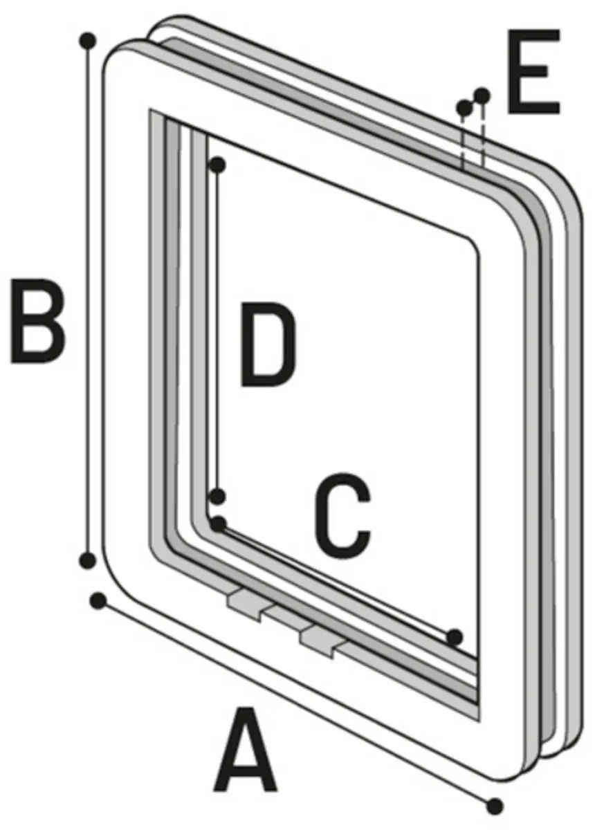 Flamingo Kattenluik Idda 4-Standen - Zwart