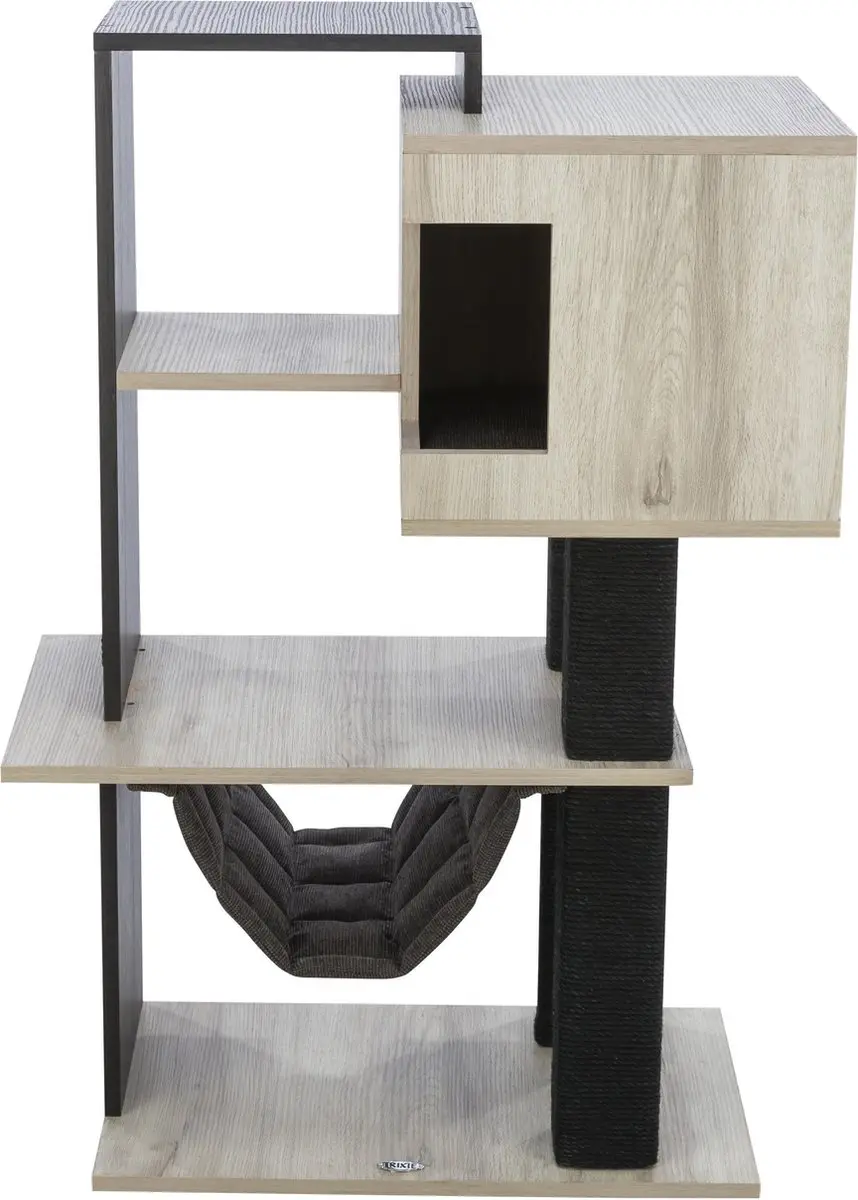 Trixie Citystyle Krabpaal Grijs/Zwart 98cm