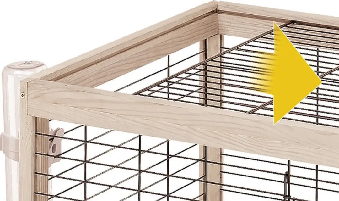 Ferplast Arena 100 Konijnenkooi 100x62,5x51cm - Hout