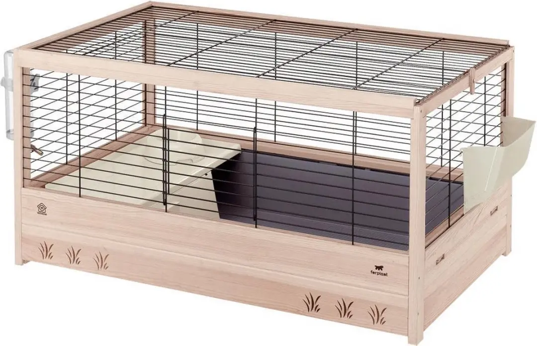 Ferplast Arena 100 Konijnenkooi 100x62,5x51cm - Hout