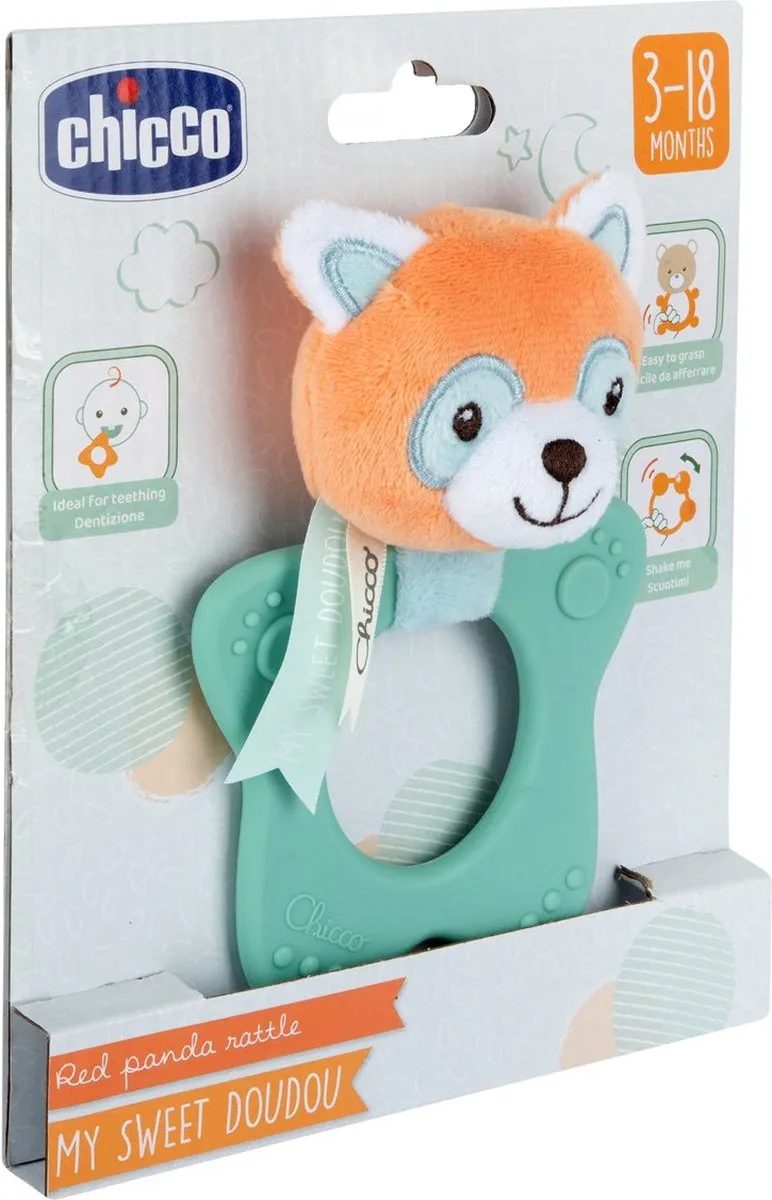 Chicco Pandabeer Rammelaar Bijtring