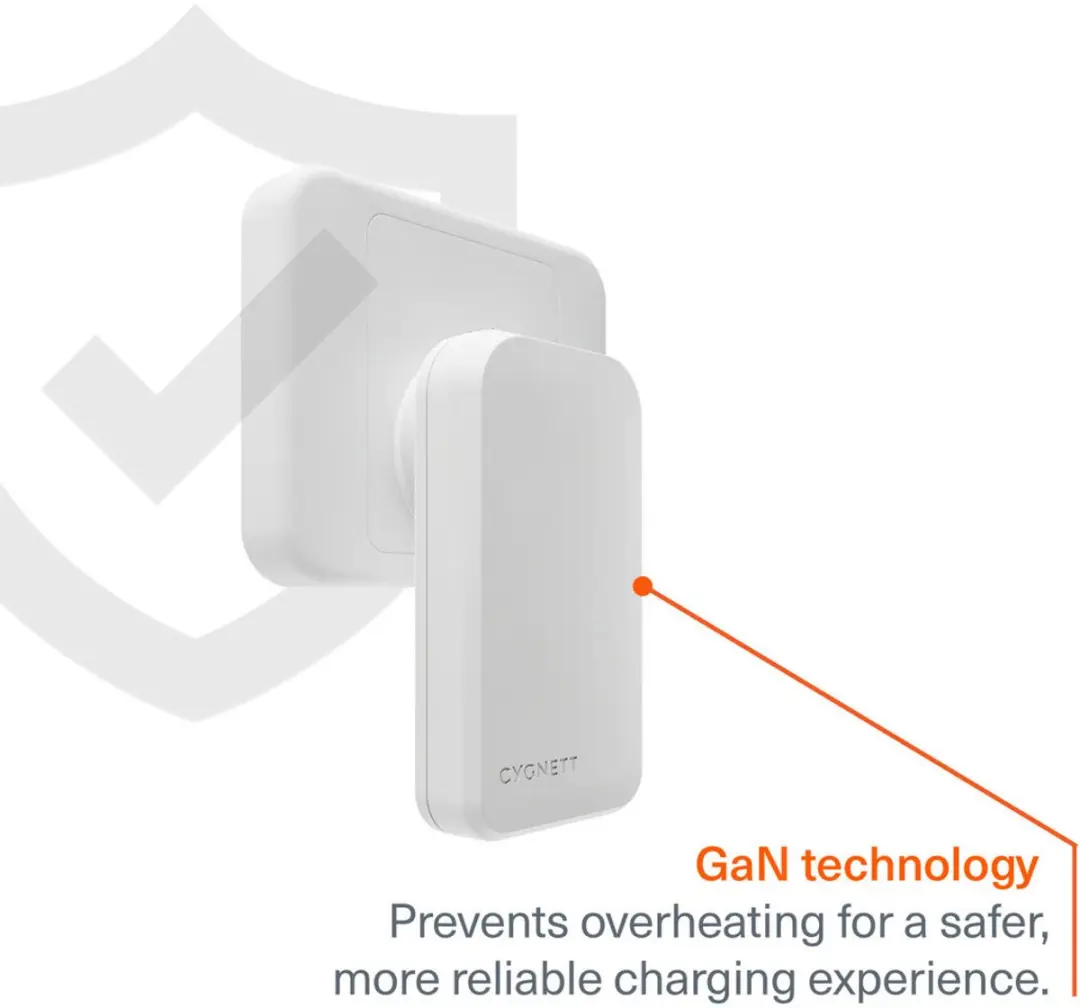 Cygnett Chargeplus Dual USB-C Slim Wall Charger 65W - Wit