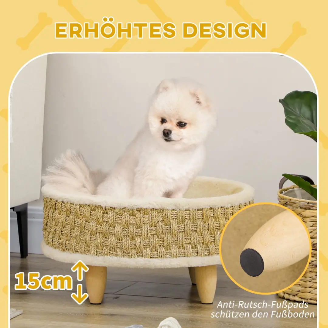 Pawhut Haustierbed D04-258V00 - Beige/Kaki