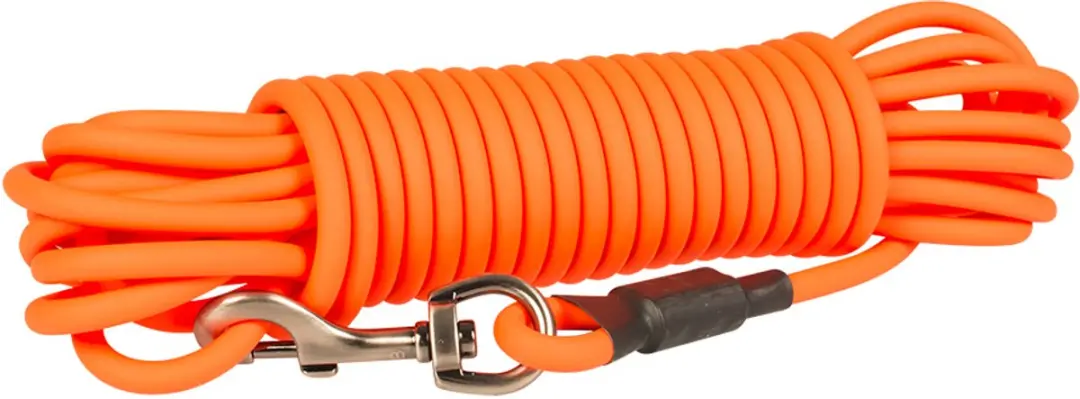 Duvo+ EXPLOR South trackinglijn PVC rond neon oranje 15m/8mm