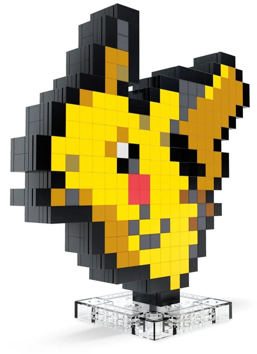 Mattel Pokémon Pikachu Pixel Art Bouwset 400 Stuks - Multicolor