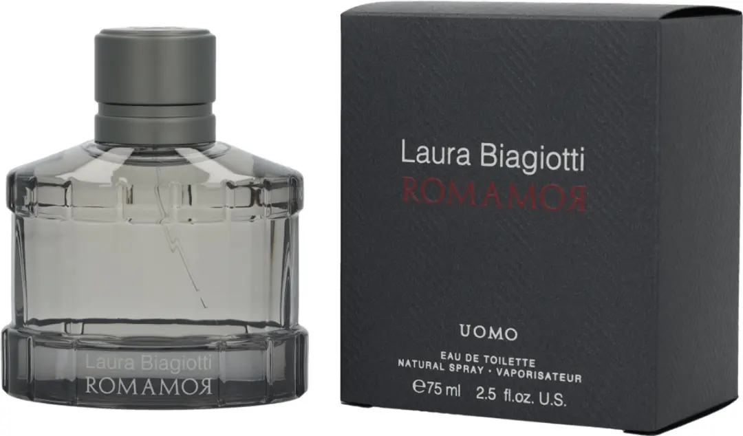 Laura Biagiotti Romamor Uomo Herenparfum 75ml - afbeelding 6 van 6
