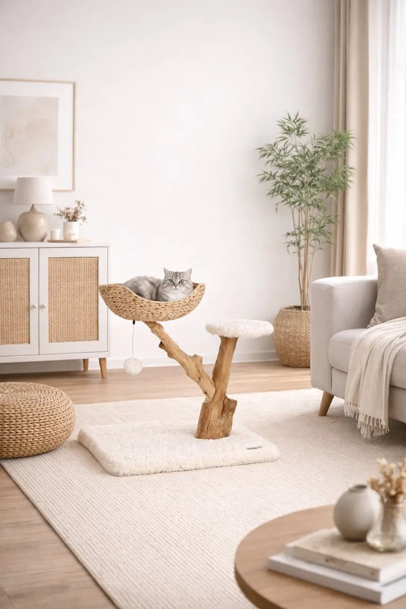 Flamingo Design Line Carlito Krabpaal - 2 Ligplekken - Beige