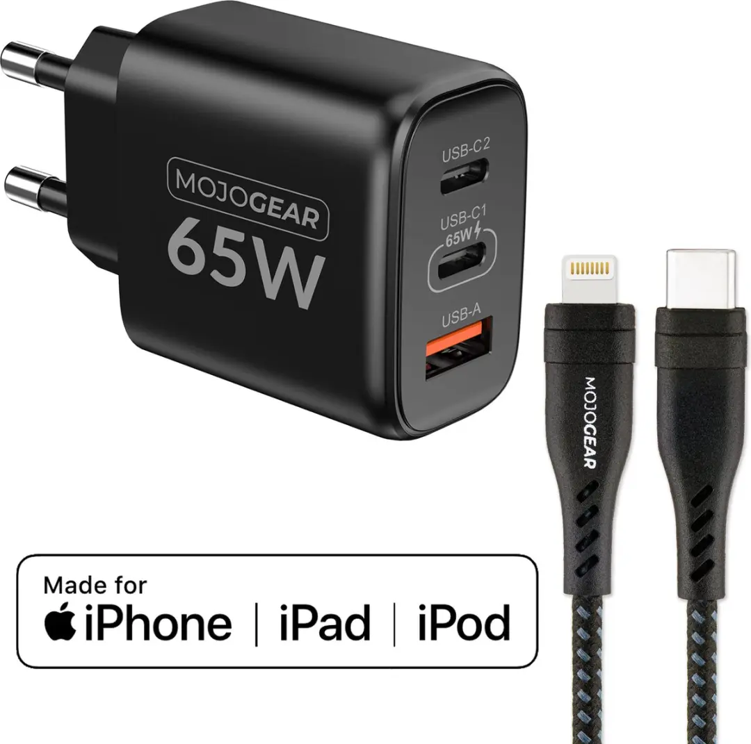MOJOGEAR CHARGE+ MG-C01-15 Oplader 65W