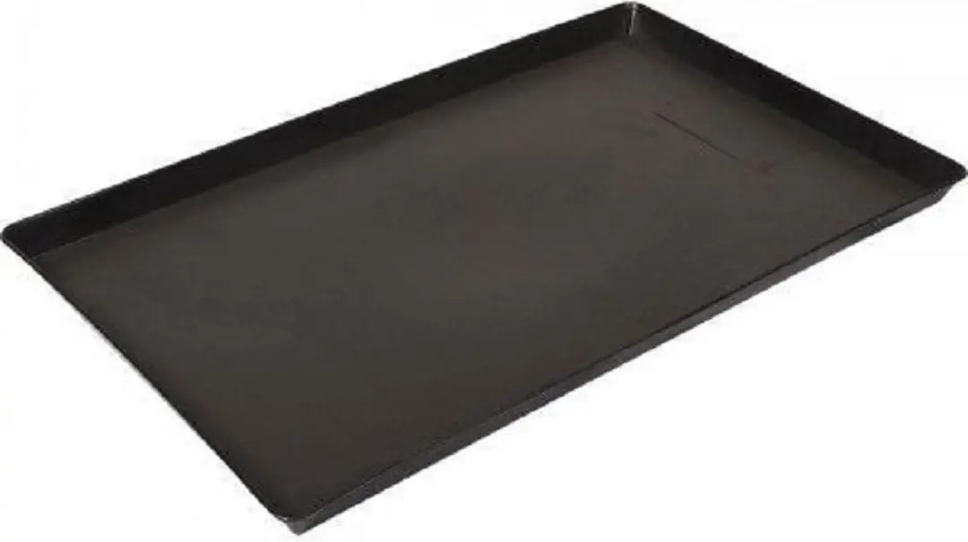Flamingo Bench Lade Plastic - 89,5 x 55 x 3,5 cm - Zwart