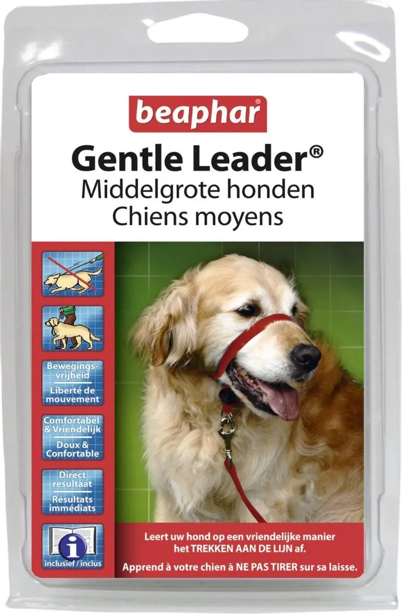 Beaphar Gentle Leader Rood M