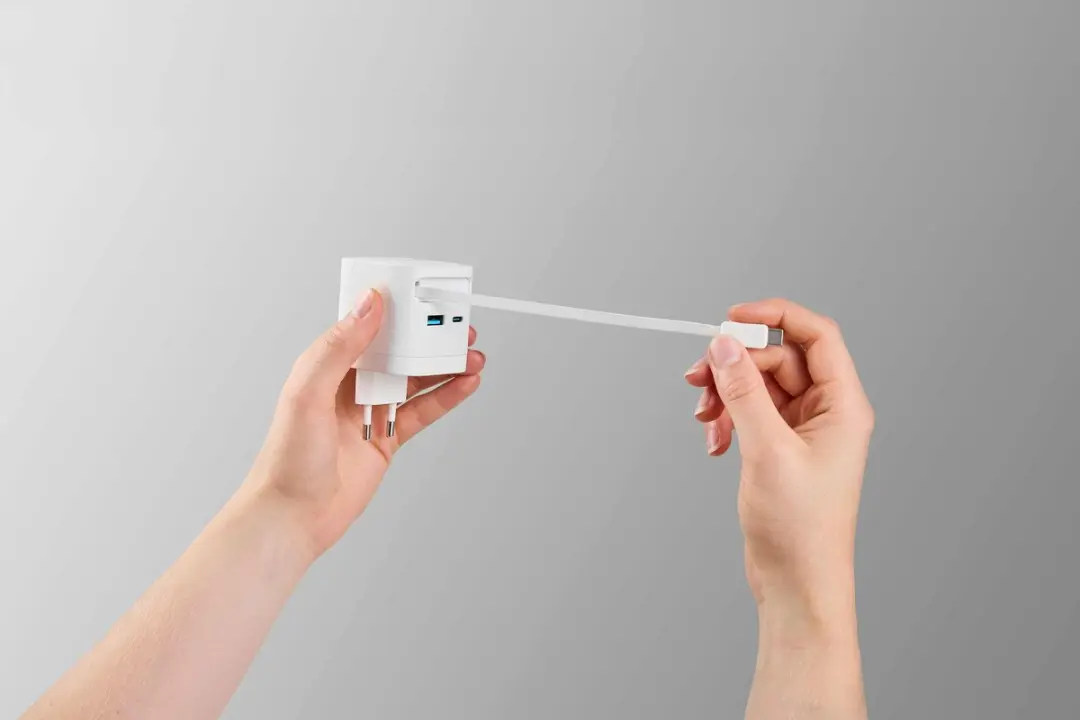 Intenso W65ACIC 65W GaN USB-C Snel Lader - Wit