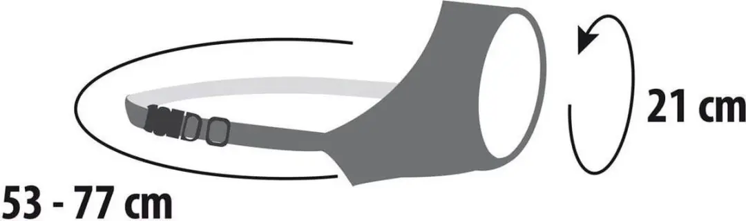 Flamingo Honden Muilband M - Zwart 53/77cm
