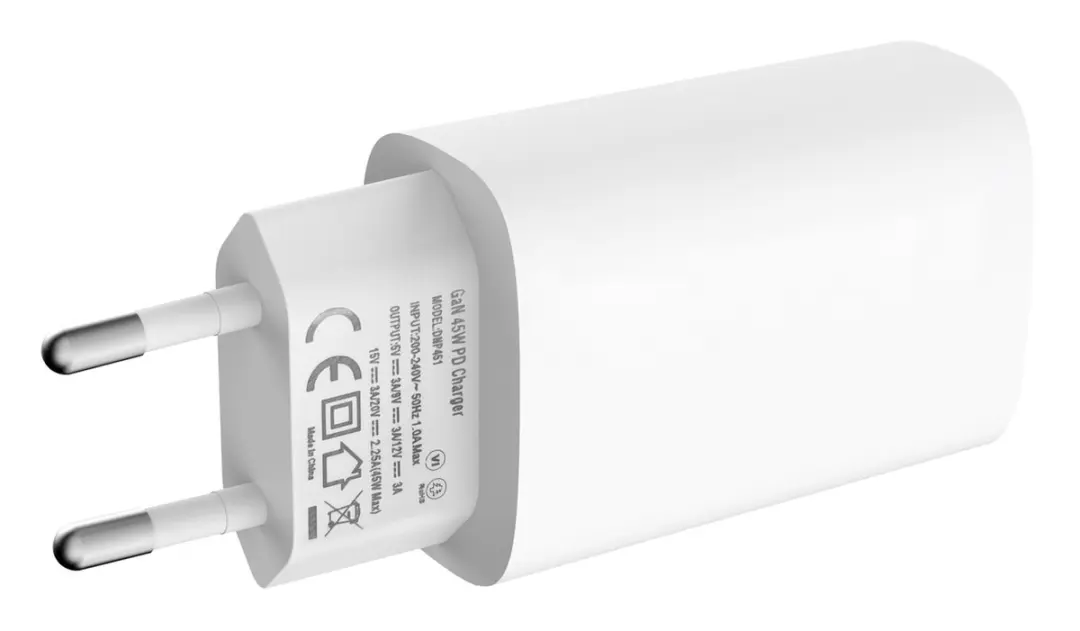 Mobilize 45W Power Delivery USB-C Adapter - 2 Poorten - Wit - afbeelding 4 van 6