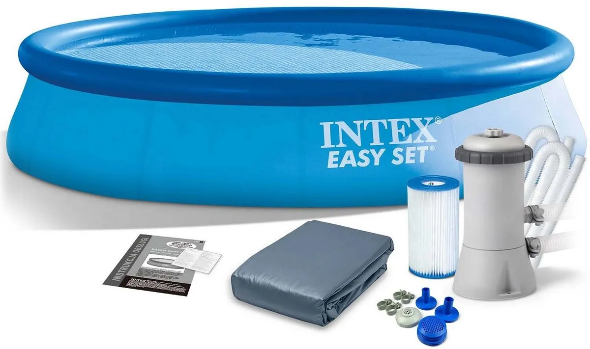 Intex Tuinuitbreidingszwembad 366x76cm 4-in-1