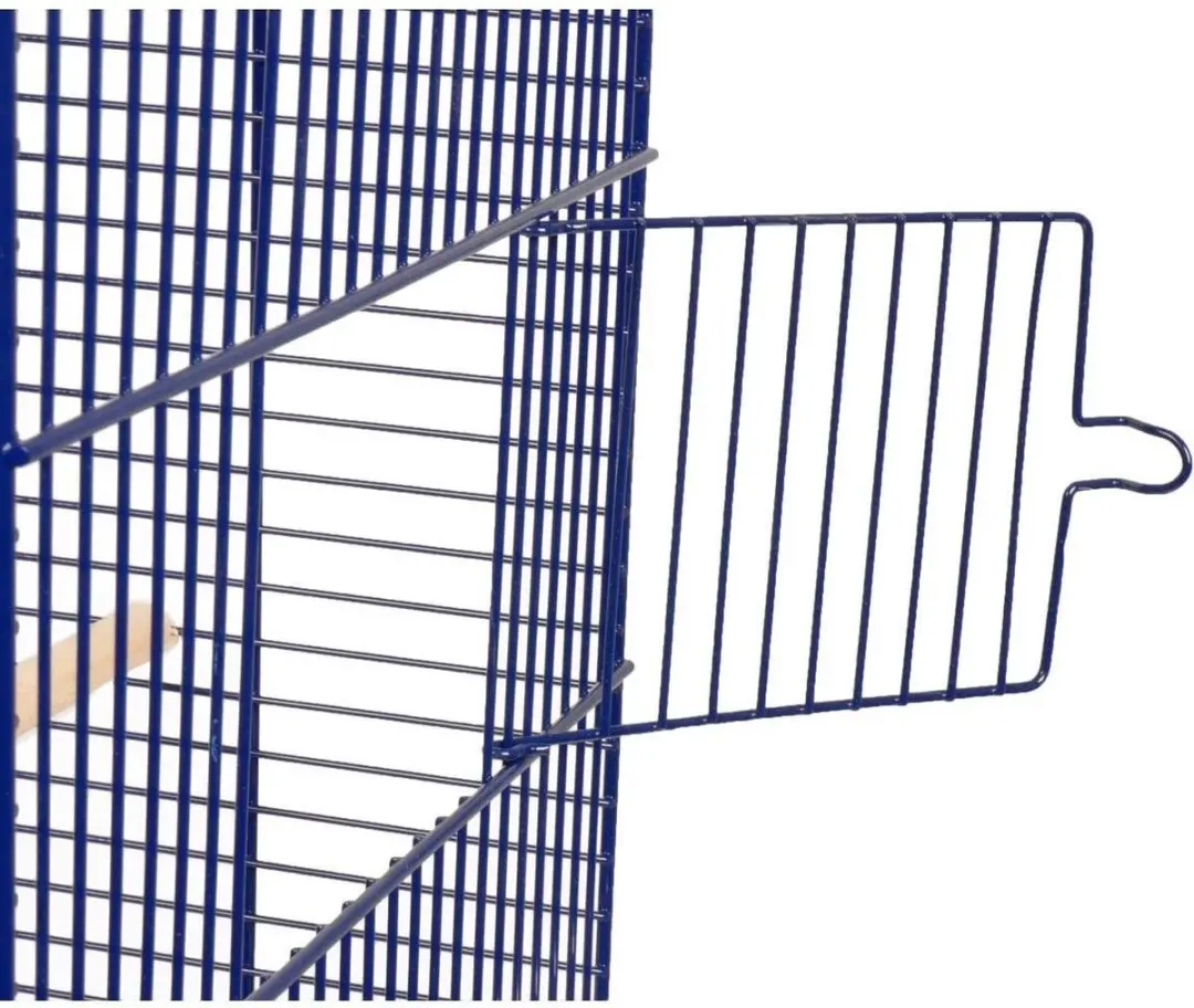 Flamingo Vogelkooi Agapornis 50x30x64cm - Staand - Blauw/Wit