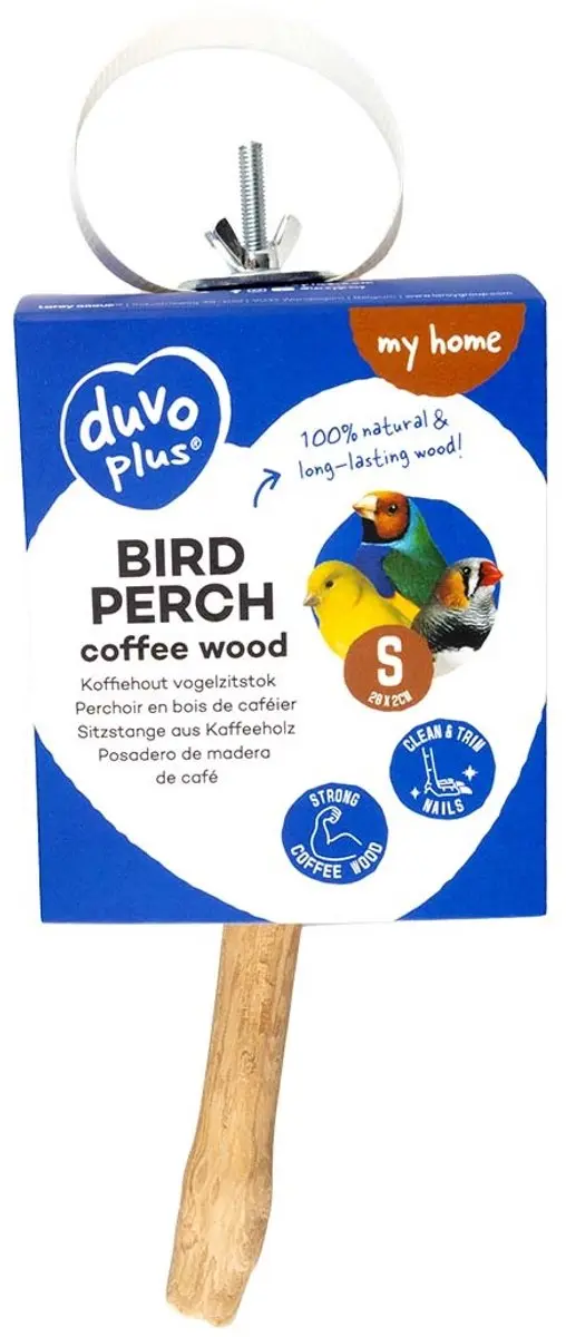 Duvo+ Koffiehout Vogelzitstok