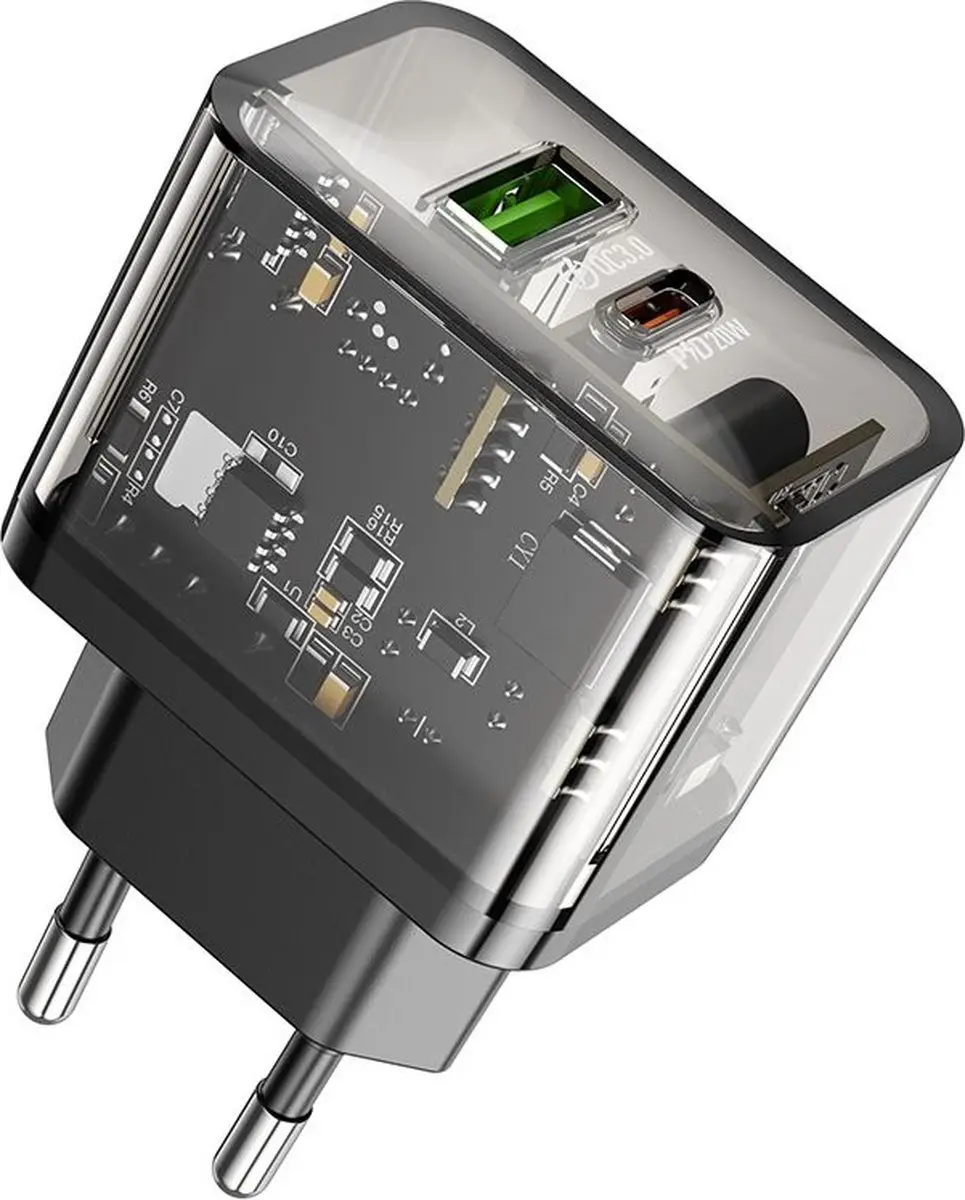 Hoco N34 Dual-Port Snellader 20W